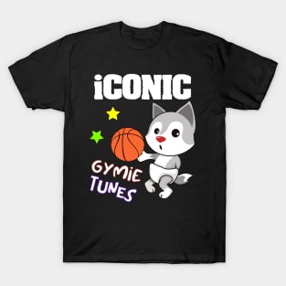 Gymie Tunes Iconic Edition Design Ft. Kyrie The Baby Hoop Star Wolf T-Shirt